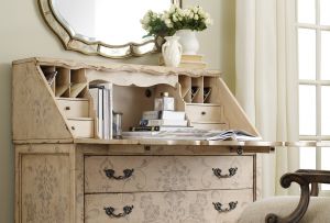 Секретар: модерни мебели от миналото (26 снимки)