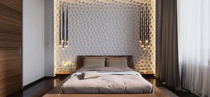 Original LED wall lighting in a modern interior (23 photos)