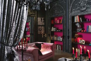 Gothic style in the interior of the rooms (20 photos)