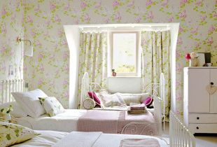 Children's room in the style of Provence or Shabby-chic: basic design tips