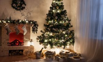 Chimeneas de las cajas: hermosa decoración para las vacaciones de Año Nuevo con sus propias manos (51 fotos)