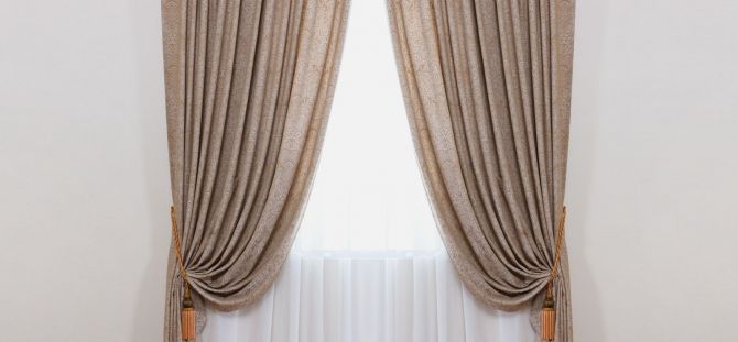 Jacquard curtains: luxurious textiles in the interior (23 photos)