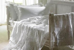 Lace in interior design - ease of weaving (33 photos)