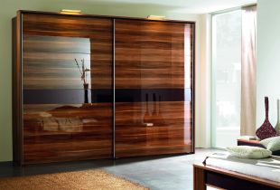 Radius sliding wardrobes - the new geometry of the house (20 photos)