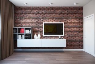 Brick wall in the interior (56 photos): beautiful combinations in the design