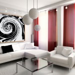 white interior combined with red