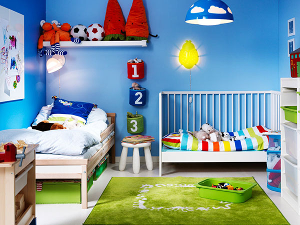 Nursery for two blue