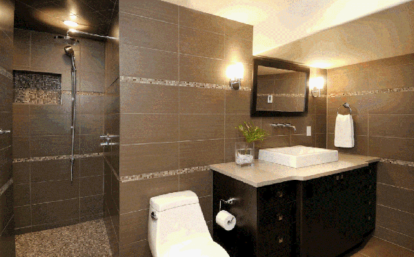 Tiled finish