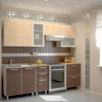 Светло кафяво и бежово в кухнята под венге