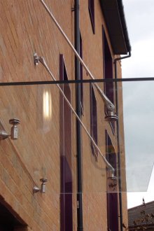 Original visor made of glass