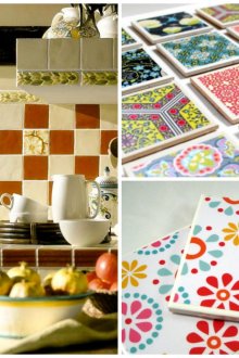 Tile Decoupage Ideas
