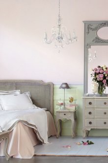 Ментови панели в спалнята