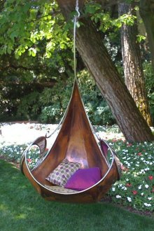 Метален хамак стол