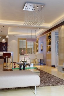 Различни видове лампи в интериора