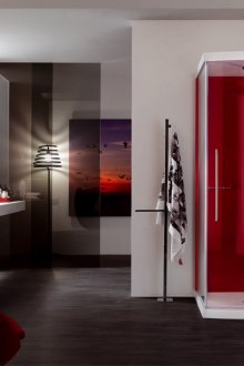 Pancuran mandian merah