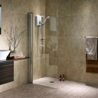 Mandi mandi kecil di apartmen