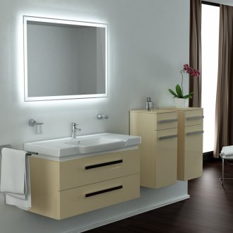 Cermin bilik mandi bercahaya