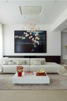 Полилей от мъниста в хола