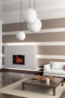 Кръгъл полилей в интериора