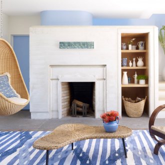 Плетен висящ стол