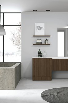 Необичаен минималистичен дизайн на баня