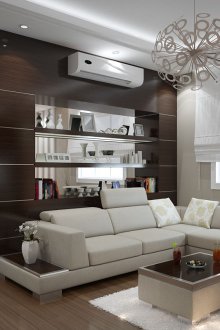 Бял балсам на кафява преграда