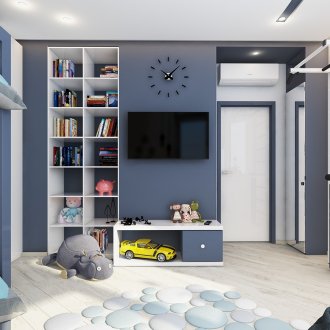 Климатик над вратата в детската стая