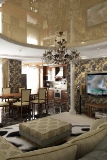 Всекидневна-трапезария в класически стил