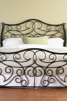 Голямо черно легло от ковано желязо