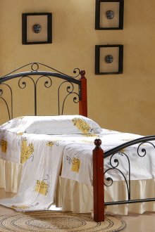 Единично легло от ковано желязо