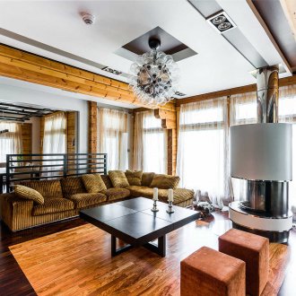 Интериор на модерна селска къща