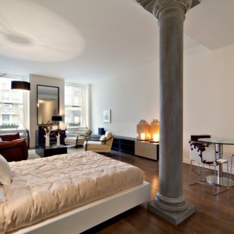 Колони в модерен интериор