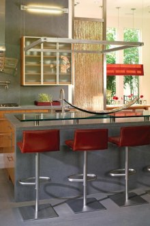 Бургундски бар столове