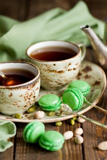 Красив дизайн на чаена маса