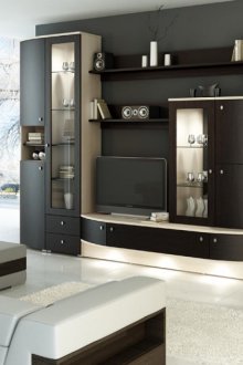 Черно-бяла стена в стила на авангарда