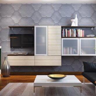 Кафяв под в хола в стил Арт Нуво