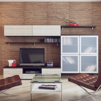 Кожени столове в стил Арт Нуво в хола