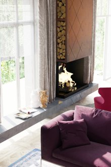 Метално легло в стил Арт Нуво