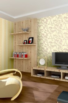 Екологична дневна в малък апартамент