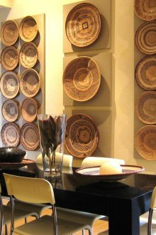 Декор за стени в африканския интериор