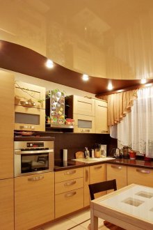 Вградени лампи в кухнята