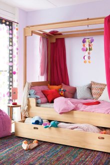 Детско легло с голямо чекмедже