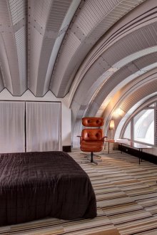 Довършителни сводести таван в спалнята