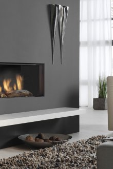 Издълбано бяло легло