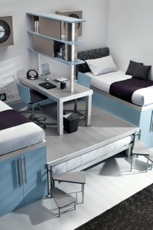 Подиум в детската стая за две деца