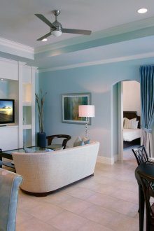 Синя и бяла всекидневна