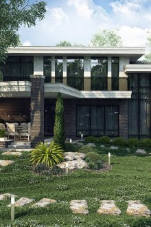 Стилно остъкляване на вила