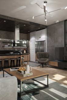 Велосипед в интериора на таванското помещение