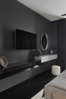 Bilik Tidur Gothic Hitam dan Putih