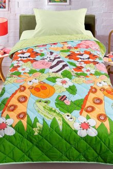 Многоцветно покривало в дизайна на яслите